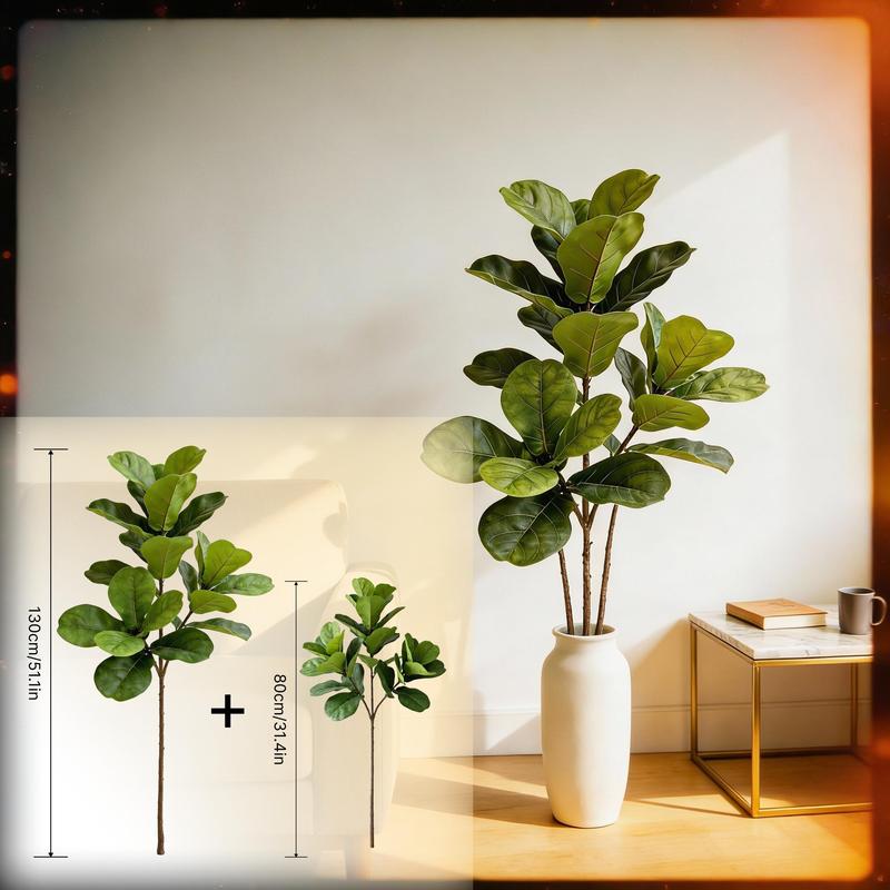 Fiddle Leaf Fig - Großer künstlicher Fiddle-Leaf-Fig-Baum, realistische Kunstpflanze Ficus