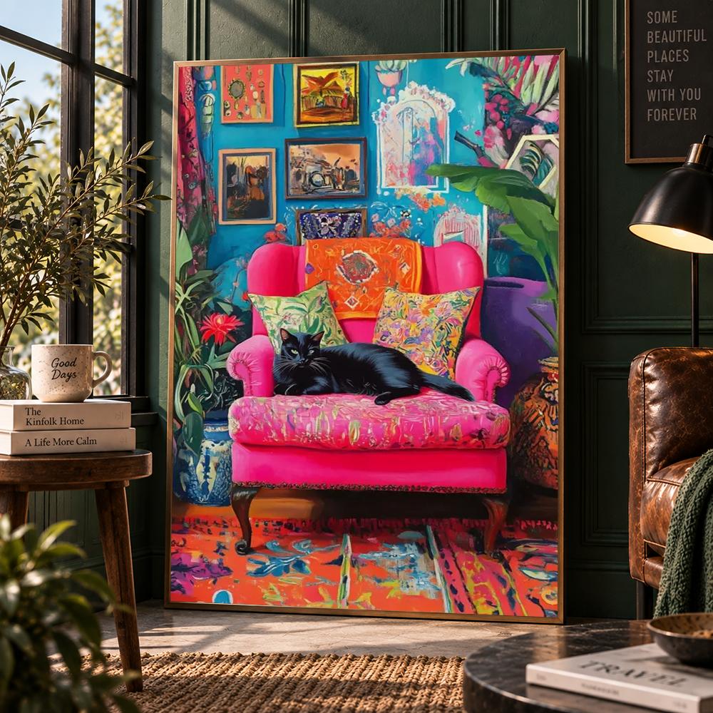 Fiddle Leaf Fig - Boho Botanisches Fiddle-Leaf-Feigen-Poster Pflanzen-Wandkunst Kinderzimmer Heim-Dekor