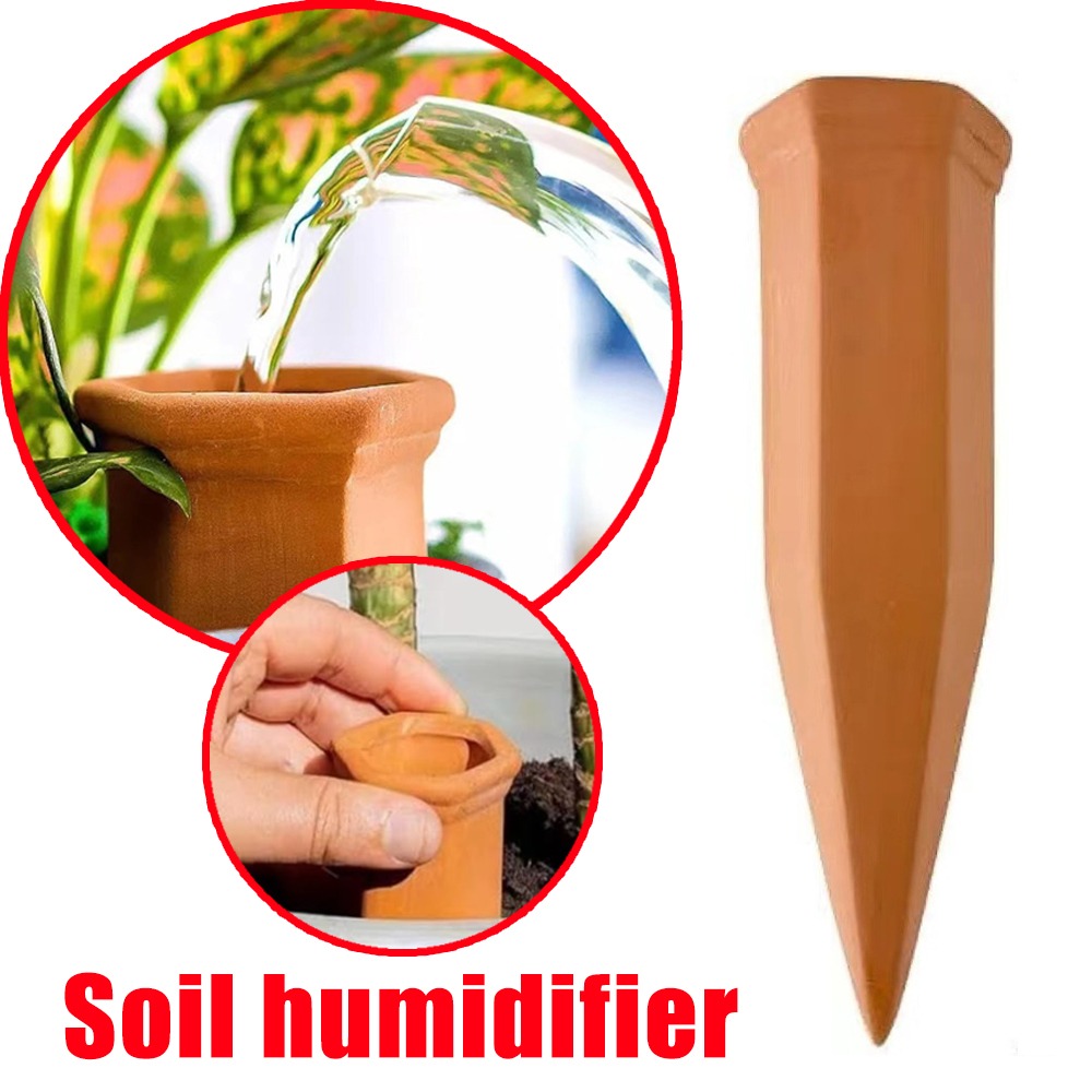 Terracotta Pot - Automatisches Bewässerungssystem aus Terrakotta, Pflanzenbewässerungssystem, Blumentopf,