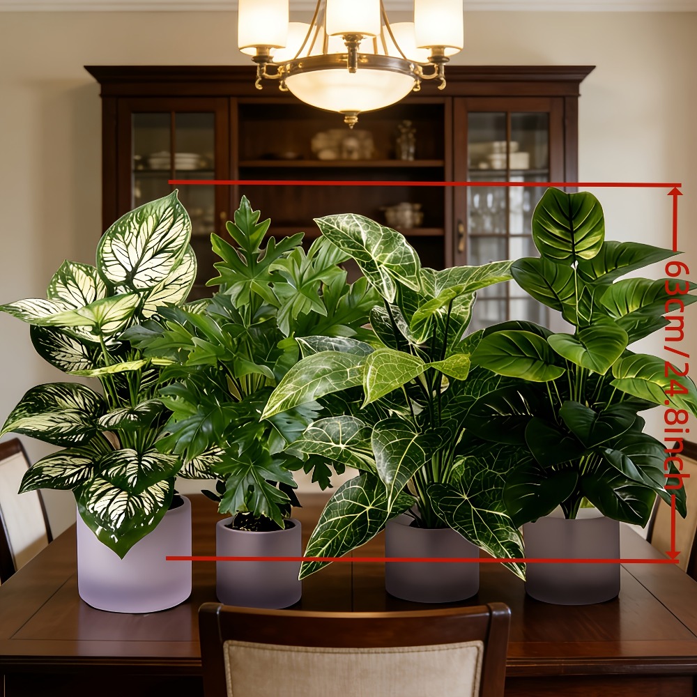 4-teiliges Set Künstliche Pfla – Fiddle Leaf Fig Bewertung und Preis