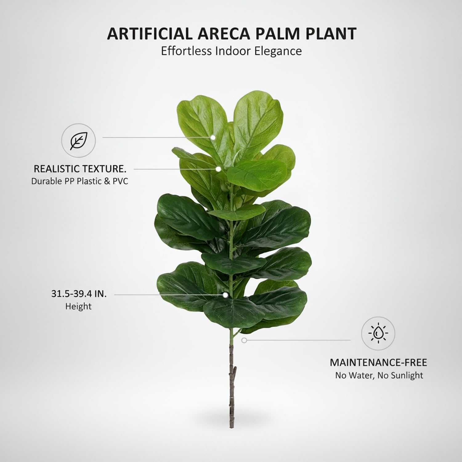 Großer künstlicher Geigenfeige – Fiddle Leaf Fig Bewertung und Preis