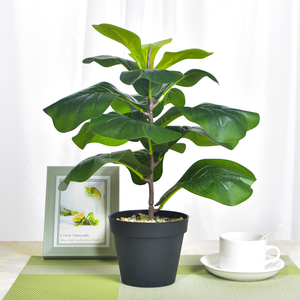 AB33-2 Stück künstlicher Geige – Fiddle Leaf Fig Bewertung und Preis